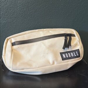 NOBULL Beige Canvas Crossbody Fannypack